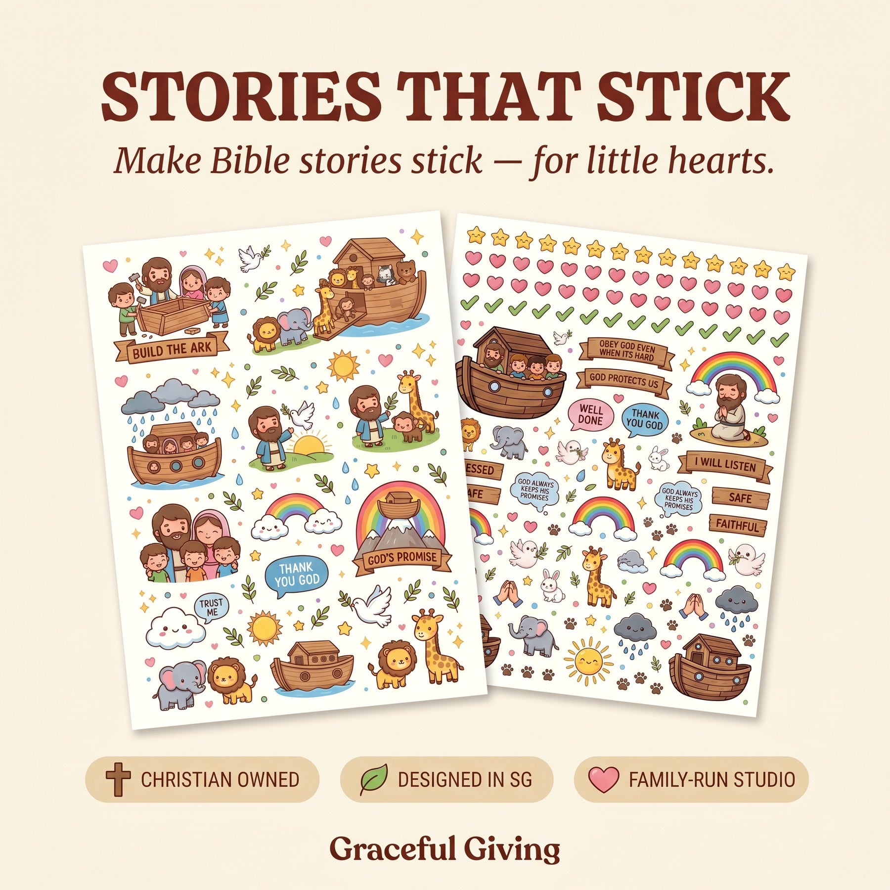 Noah's Ark — Sticker Pack