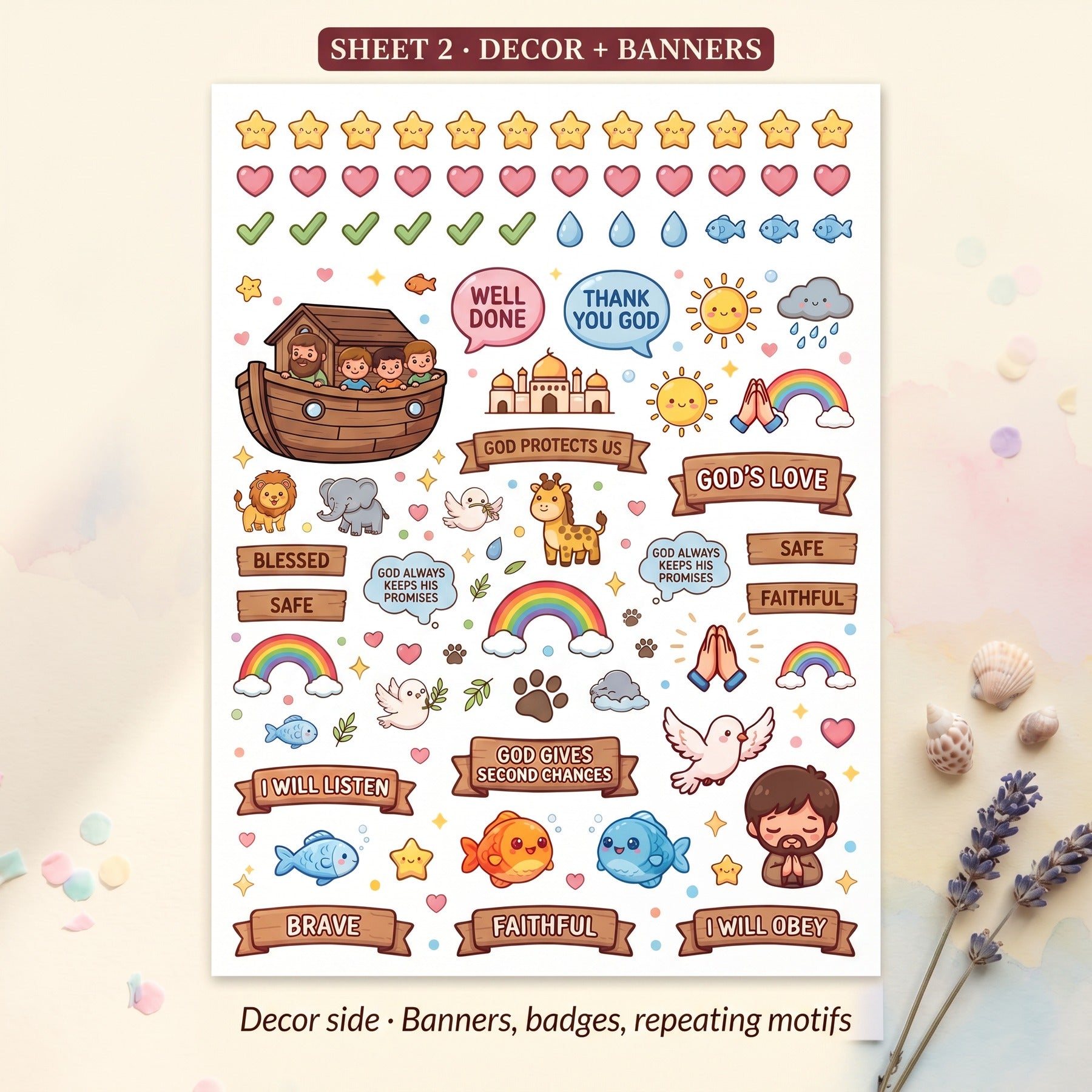 Noah's Ark — Sticker Pack