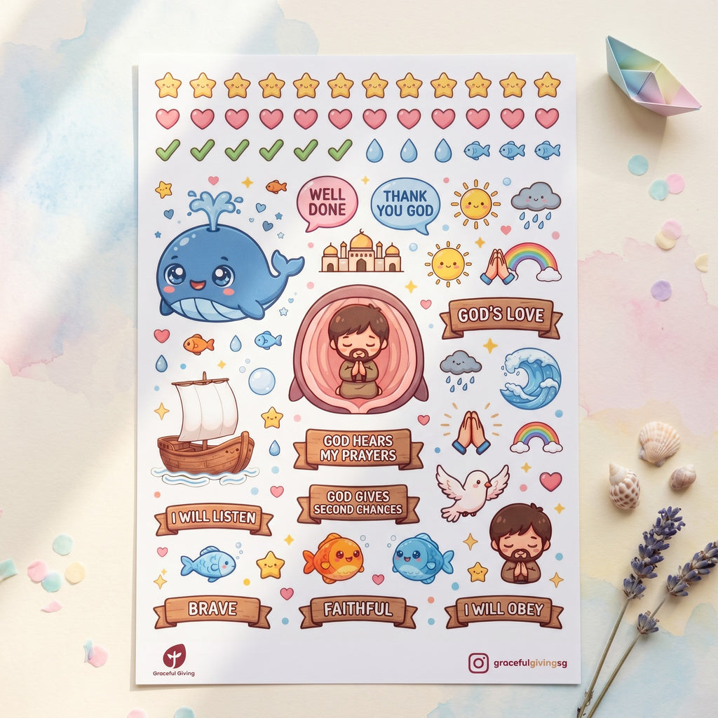 Jonah and the Whale — Sticker Pack