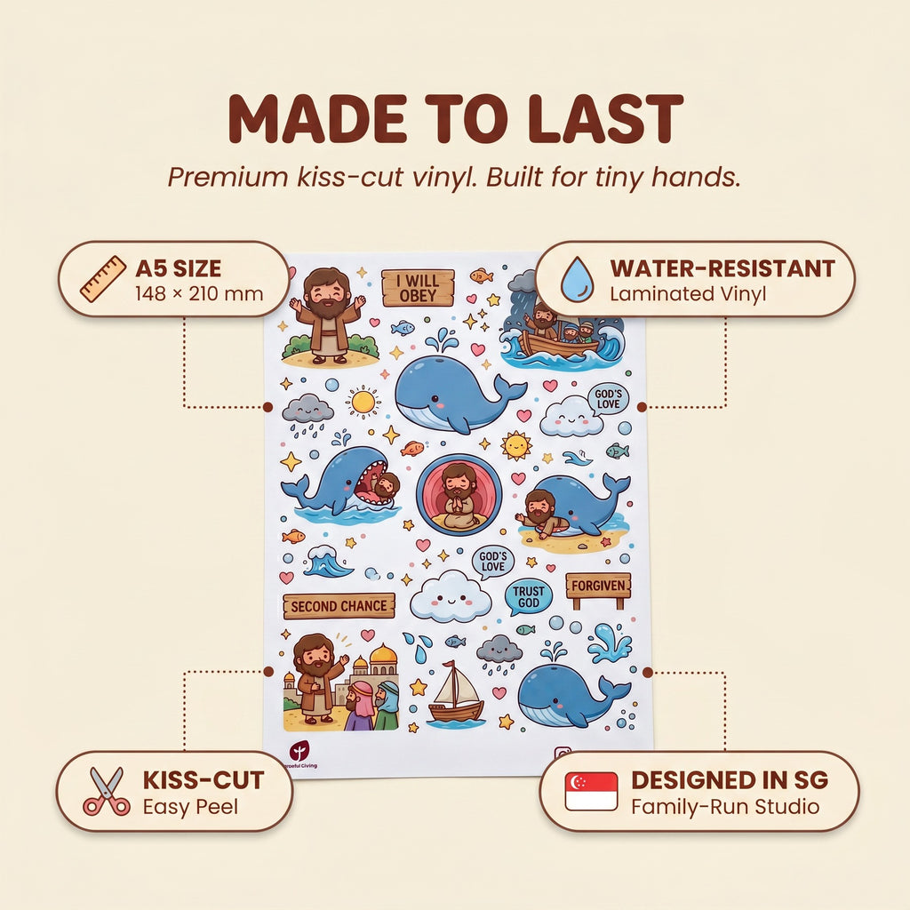 Jonah and the Whale — Sticker Pack